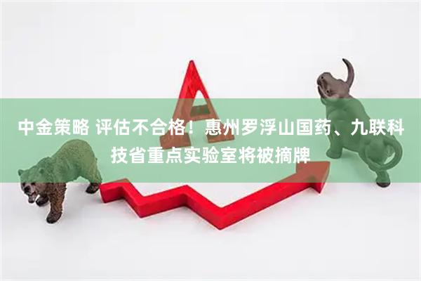 中金策略 评估不合格！惠州罗浮山国药、九联科技省重点实验室将被摘牌